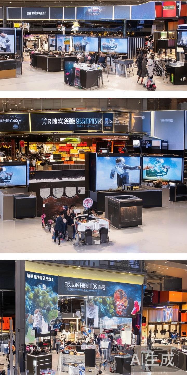 在传统线下渠道方面，天博体育在各大体育商城、直营门